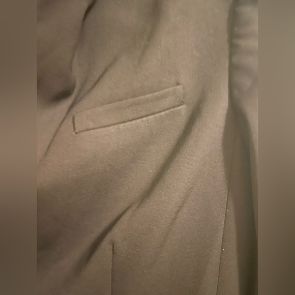 Everlane Black 100% Wool Blazer Size 8 - Picture 10 of 13